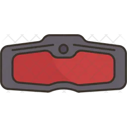 Bicycle Rear Reflector  Icon