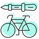 Bicycle Repair Color Shadow Thinline Icon Icon