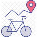 Bike Destination Bike Route Bicycle Destination Icon