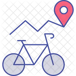 Bicycle route  Icon