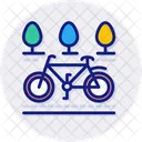 Bicycle track  Icon