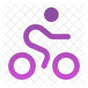 Bicycling round  Icon