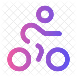 Bicycling-round  Icon