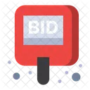 Bid Auction Compete Symbol