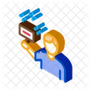 Bidder Holding Buying Icon
