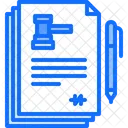 Bidding Contract Auction Paper Auction Document アイコン