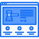 Bidding Page Online Auction Auction Website アイコン