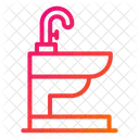 Bidet Badezimmer Hygiene Symbol