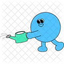 Azul Personajes Personajes Lindos Icono