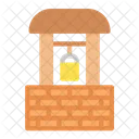 Agua Pozo De Agua Granja Icono