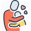 Bien Aime Calin Amour Icône