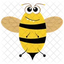 Cartoon Biene Honigbiene Hummel Symbol