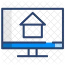 Bienes Raices En Linea Comprar Propiedad En Linea Sitio Web De Inicio Icono