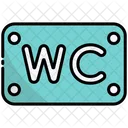 Bienvenido Tablero De Bienvenida Wc Icono