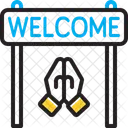 Bienvenue Acceptation Reception Icône