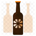 Bierflasche Kleeblatt Getrank Symbol