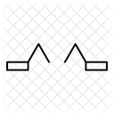 Bifold Door Gate Icon