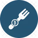 Tenedor bitcoin  Icon