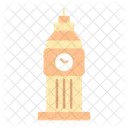 Landmark London Clock Tower Icon