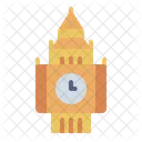 Big Ben Building Clock Tower Icon