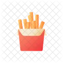 Big box of french fries  Icon