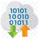 Big Data Cloud Data Data Storage Icon
