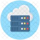 Big Data Dataserver Cloud Server Icon