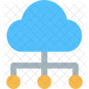 Big Data Cloud Data Cloud Computing Icon