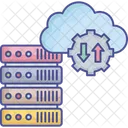 Big Data Cloud Computing Cloud Services Icon