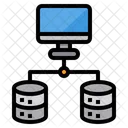 Server Big Data Network Icon