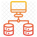Server Big Data Network Icon