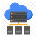 Big Data Cloud Server Server Icon