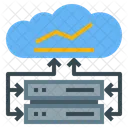 Big Data Cloud Storage Business Marketing Growth Icon