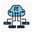Big Data And Ai Big Data Artificial Intelligence Icon