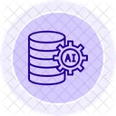 Big Data Color Circle Icon Icon