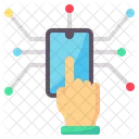 Big data  Icône