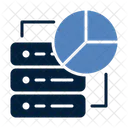 Big Data Database Pie Chart Icon