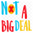 Big Deal Typography Words Typography Letters Icon