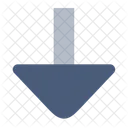 Big Down Arrow  Icon
