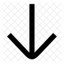 Big Down Arrow  Icon