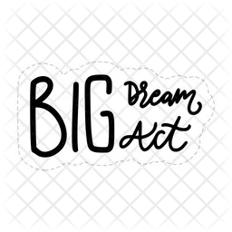 Big dream big act  Icon