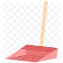 Big Garbage Gutter To Collect Trash Cleaning Tool Equipment Icon