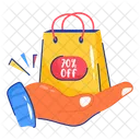 Big sale concept  Icon