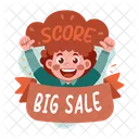 Big Sale Banner Ribbon Icon