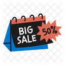 Big Sale Calendar Discount Icon