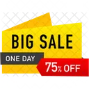 Big Sale Stamp Banner Tag Icon