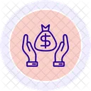 Big Savings Line Icon Icon