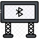 Big Screen Wifi Bluetooth Icon