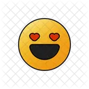Big Smile With Love Eyes Icon