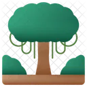 큰 나무 자연 나무 아이콘